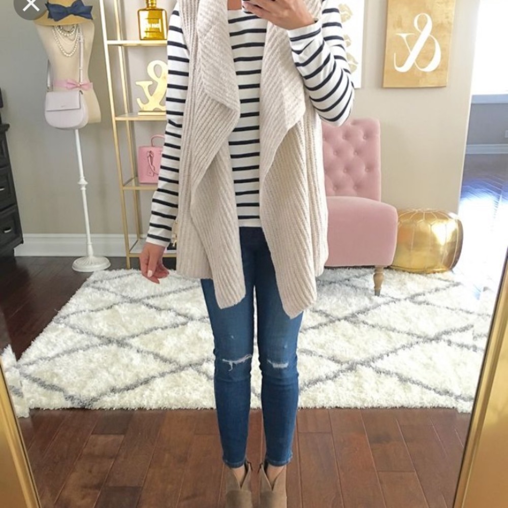 NWT Loft Ribbed Sweater Vest- new with tags!